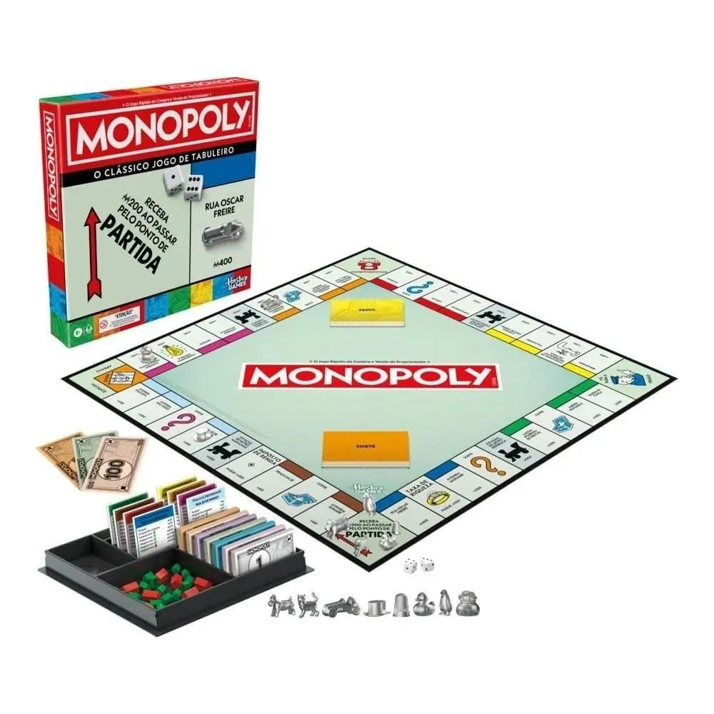 Jogo Monopoly Classic Refresh - Hasbro